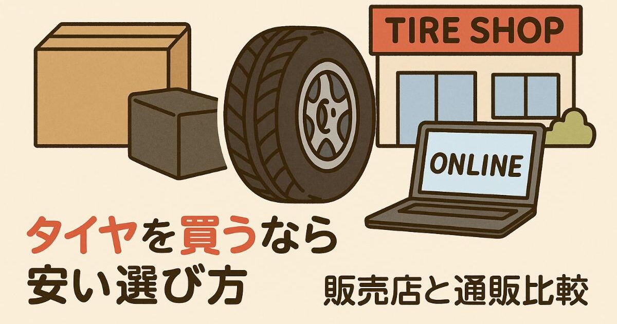 タイヤを買うならどこが安いか比較！販売店・通販の選び方と交換 