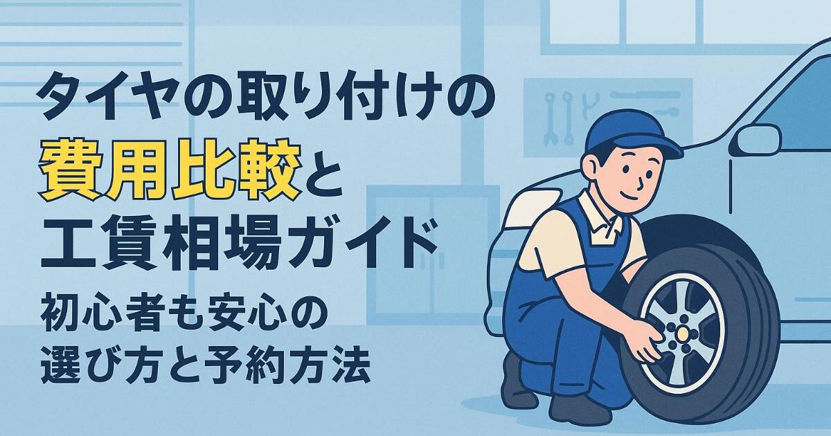 タイヤの取り付けの費用比較と工賃相場ガイド初心者も安心の選び方と 