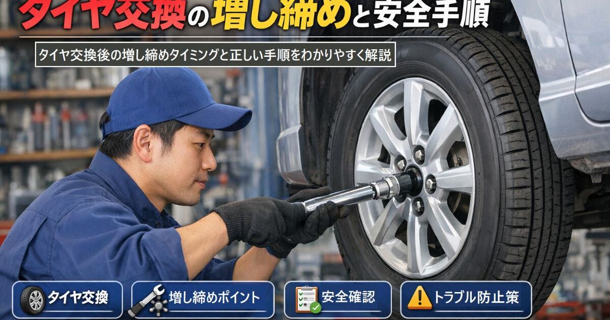 タイヤ交換の増し締めはいつ必要か？安全に直結する正しい手順と 