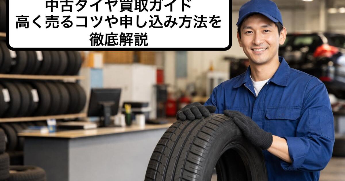 中古タイヤ買取ガイド｜高く売るコツや申し込み方法を徹底解説 